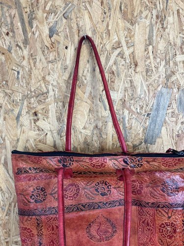 Kožená kabelka Made in India 100 % kůže
