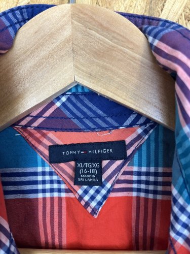 Dětská košile Tommy Hilfiger 100 % bavlna