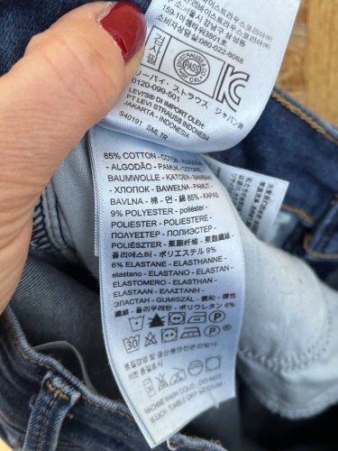 Skinny džíny LEVIS 85 % bavlna