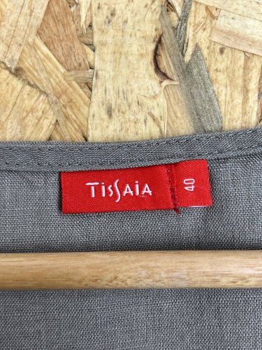 Přírodní šaty Tissaia 55 % len 45 % bavlna