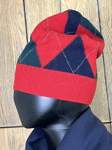 Recyklovaná Handmade čepice 100 % vlna