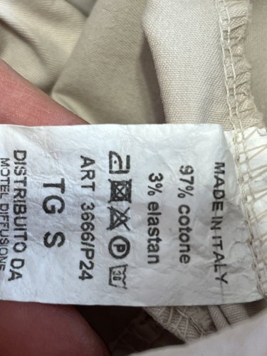 Bavlněné kraťasy Made in Italy 97 % bavlna