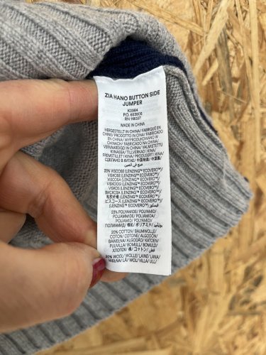 Pánský svetr Boden 20% bavlna 20 % vlna 4 % kašmír