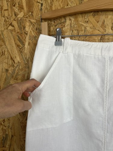 Lněná sukně H&M 100 % len
