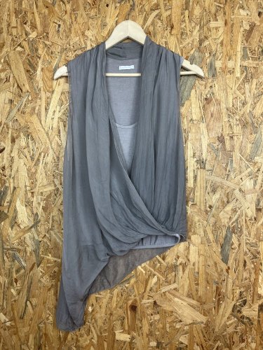 Hedvábný top Made in Italy 100 % hedvábí