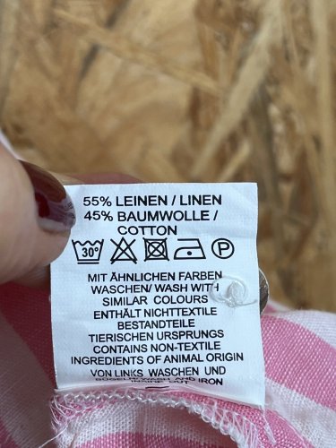 Přírodní šaty Sure 55 % len 45 % bavlna