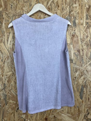 Lněný top Made in Italy 100 % len