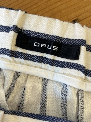 Nadčasové kalhoty OPUS 57,5 % bavlna 43,5 % viskoza