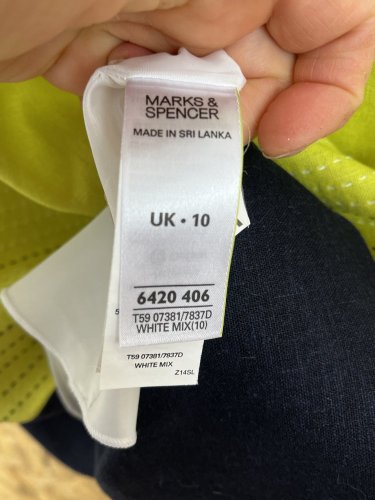 Lněné šaty Marks&Spencer 55 % len 45 % viskoza