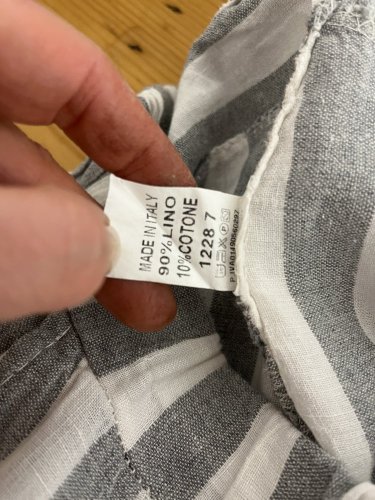 Široké kalhoty Made in Italy 90 % len 10 % bavlna