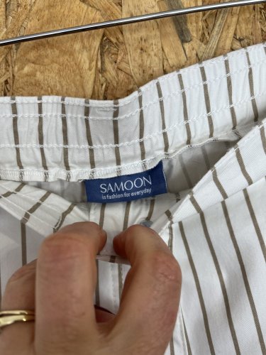 Široké kalhoty Samoon 97 % bavlna