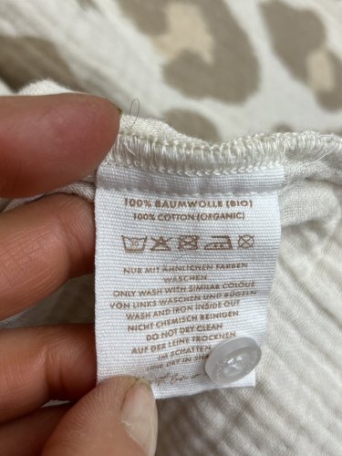 Vaflová tunika Leevje 100 % bio bavlna