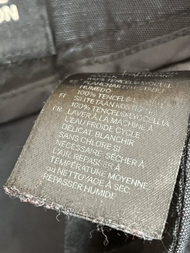 Široké kalhoty H&M 100 % tencel