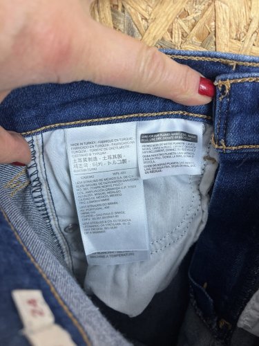 Skinny džíny LEVIS 97 % bavlna