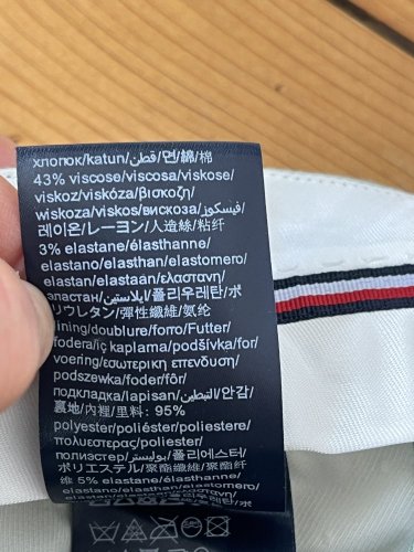 Pánské kalhoty Tommy Hilfiger 54 % bavlna 43 % viskoza
