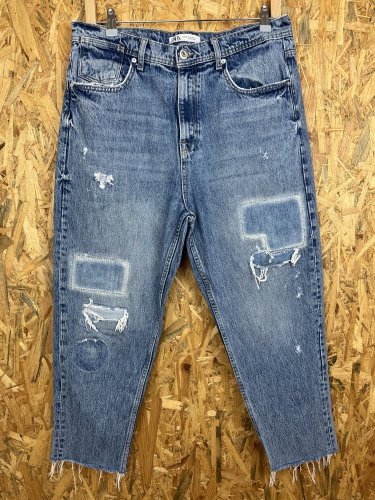 Široké džíny ZARA 100 % bavlna