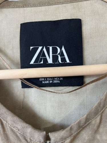 Luxusní plášť ZARA 85 % lyocel 15 % len
