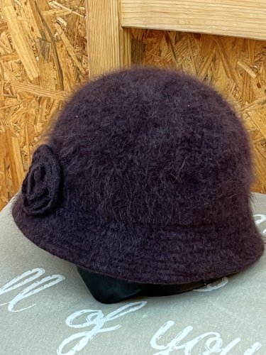 Angorový klobouk Made in China 40 % angora 3 % vlna