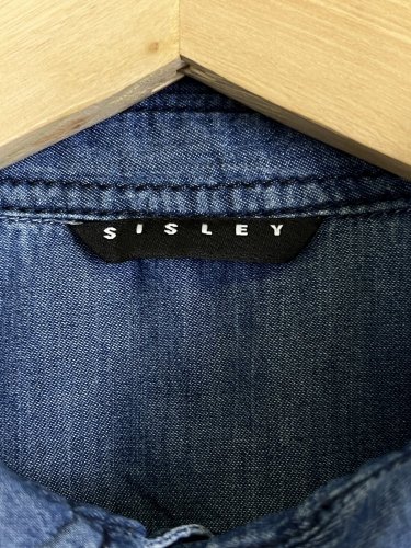 Pánská riflová košile Sisley 100 % bavlna