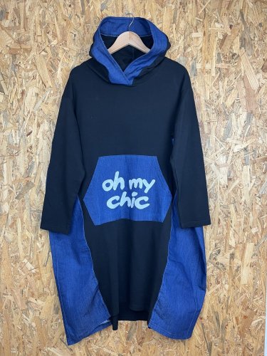 Oversize šaty Made in Italy 95 % bavlna