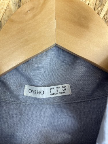 Lněná košile OYSHO 55 % len 45 % viskoza