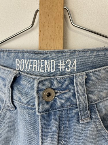 Trhané džíny Boyfriend 100 % bavlna
