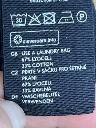 Oversize šaty COS 67 % lyocel 33 % bavlna