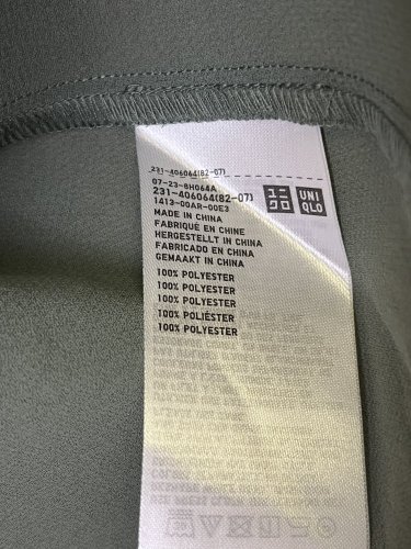 Oversize tunika Uniqlo 100 % polyester