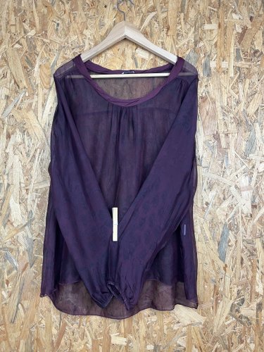 Hedvábná tunika Made in Italy s podílem hedvábí a viskozy