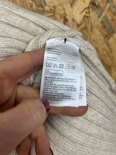 Roláková vesta H&M 6 % vlna