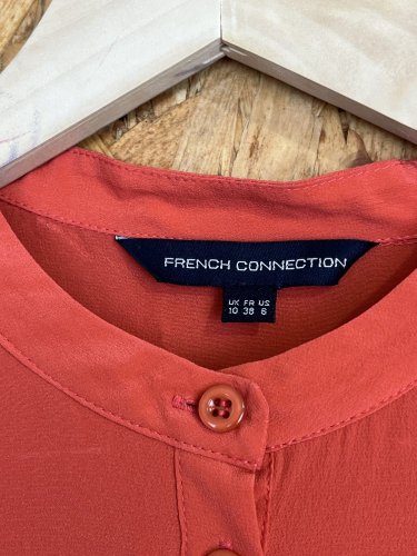 Hedvábná tunika French Connection 100 % hedvábí