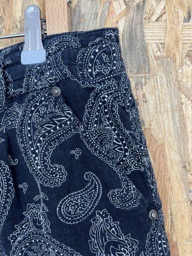 Lněné kraťasy Denim Co. 60 % len 40 % viskoza