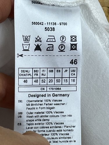 Oversize tunika Taifun 100 % viskoza