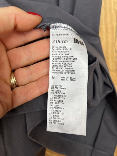 Pánská košile Uniqlo 73 % bavlna