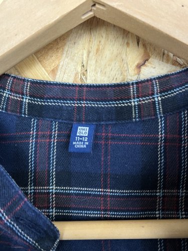 Dětské košilové šaty Uniqlo 100 % bavlna
