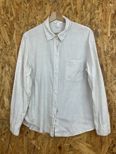 Lněná košile H&M 100 % len