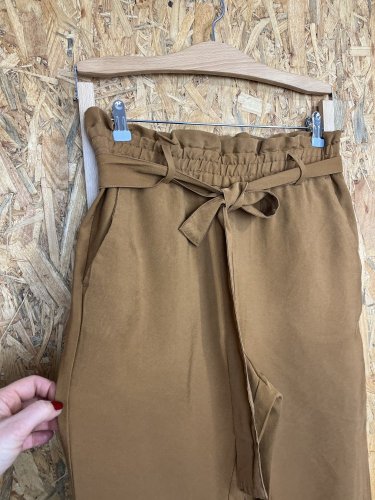 Široké kalhoty ZARA 92 % viskoza