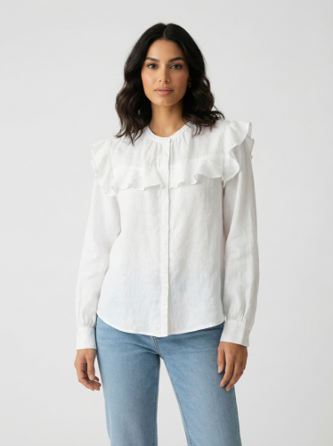 Prírodní tunika H&M 55 % len 45 % bavlna